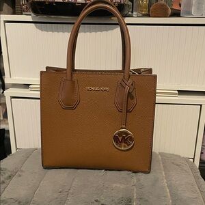 Michael Kors Tan Leather Satchel